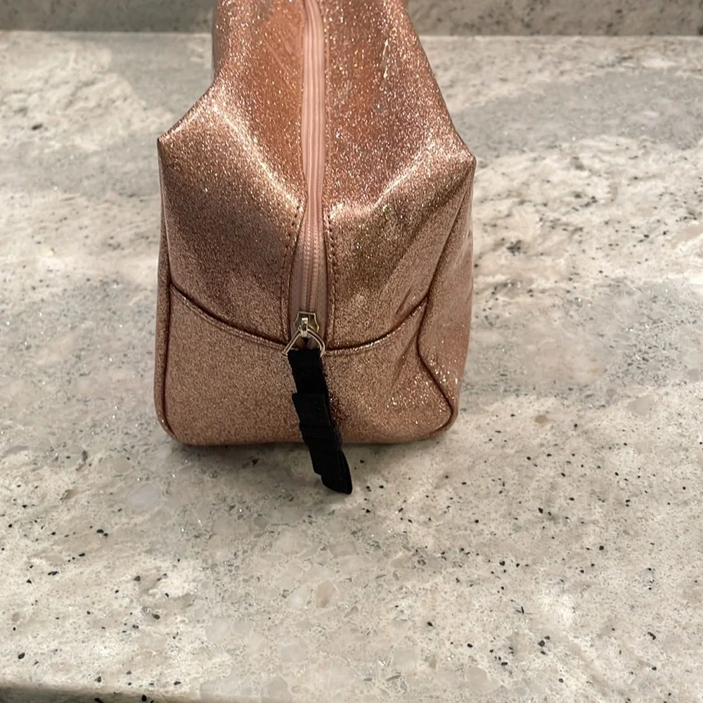 Kate Spade Davie Terrace makeup bag in Rose Gold
